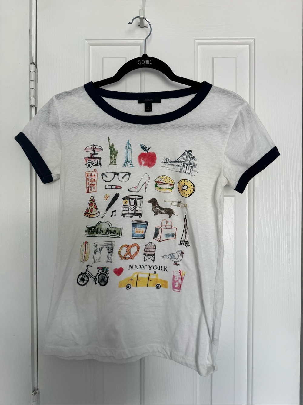 J Crew | Vintage New York Icons Tee